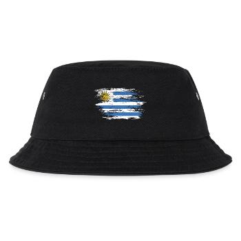 Uruguay flag used - Kids’ Bucket Hat - black - Front