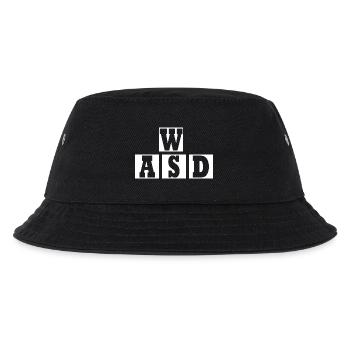W A S D - Kids’ Bucket Hat - black - Front