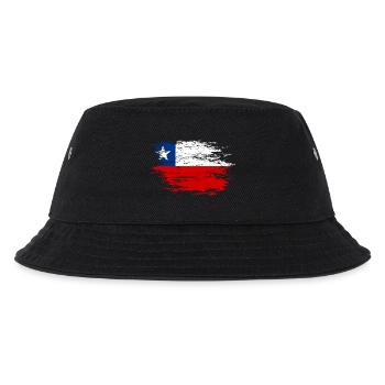 Chile flag used - Kids’ Bucket Hat - black - Front