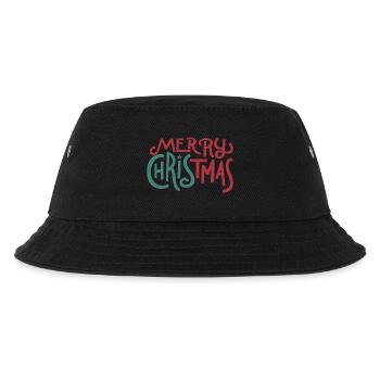 Frohe Weihnachten - Kinder Bucket Hat - Schwarz - Vorne