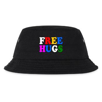 Free hugs - Kids’ Bucket Hat - black - Front