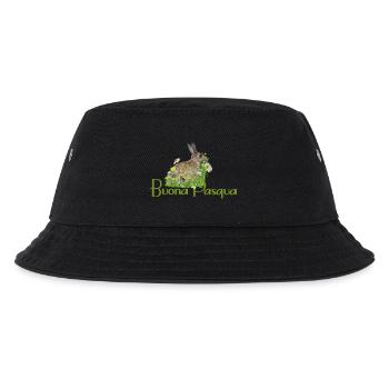 Frohe Ostern - Kinder Bucket Hat - Schwarz - Vorne