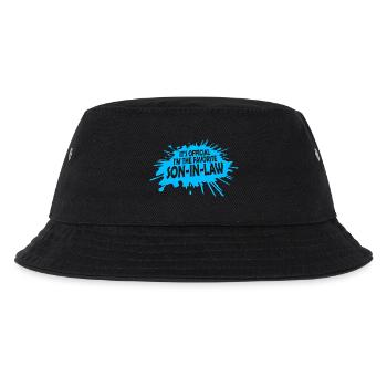 It's Official I'm The Favorite Son-In-Law Spruch - Kinder Bucket Hat - Schwarz - Vorne