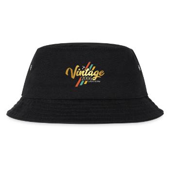 Vintage 2006 Birthday Retro Style - Kids’ Bucket Hat - black - Front