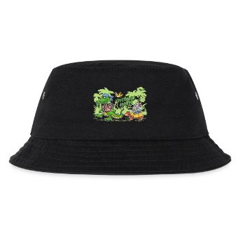 ADVENTURE AWAITS - Kids’ Bucket Hat - black - Front