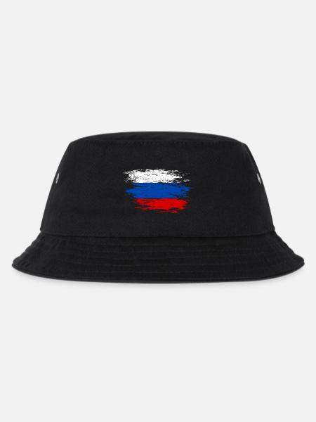 Drapeau russe utilisé - Bob Enfant - noir