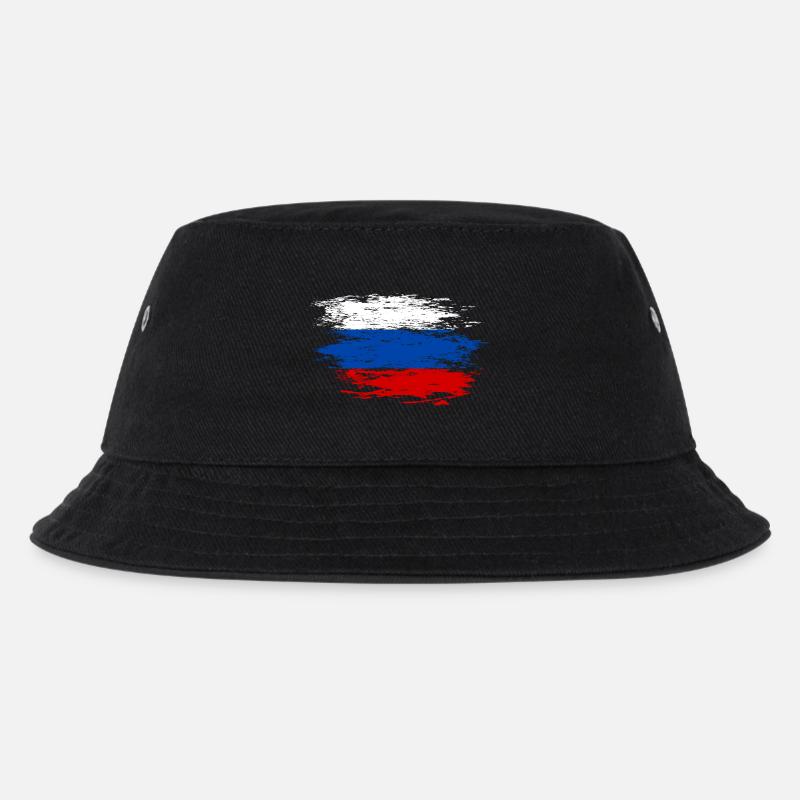Drapeau russe utilisé - Bob Enfant - noir