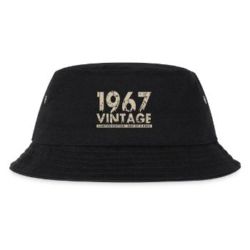 Jahrgang 1967 Bursdag - Unikat - Kinder Bucket Hat - Schwarz - Vorne