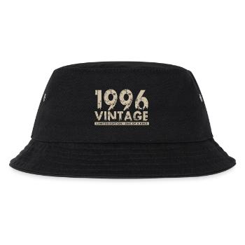 Jahrgang 1996 Bursdag - Unikat - Kinder Bucket Hat - Schwarz - Vorne