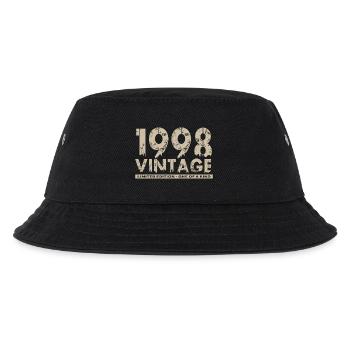 Jahrgang 1998 Bursdag - Unikat - Kinder Bucket Hat - Schwarz - Vorne