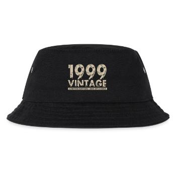 Jahrgang 1999 Bursdag - Unikat - Kinder Bucket Hat - Schwarz - Vorne