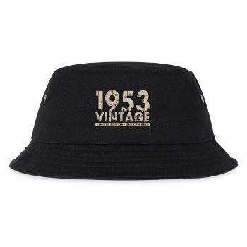 Jahrgang 1953 Bursdag - Unikat - Kinder Bucket Hat - Schwarz - Vorne