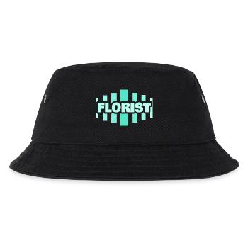 Florist als Beruf - Kinder Bucket Hat - Schwarz - Vorne