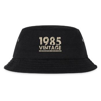 Jahrgang 1985 Bursdag - Unikat - Kinder Bucket Hat - Schwarz - Vorne