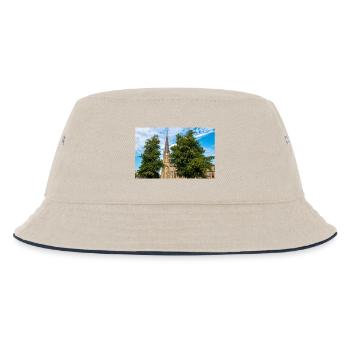 Haga Kirche (Haga kyrka) Göteborg Stadt Schweden - Kinder Bucket Hat - Natur/Navy - Vorne