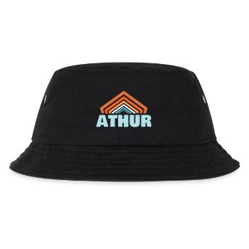 Athur als Vorname - Kinder Bucket Hat - Schwarz - Vorne