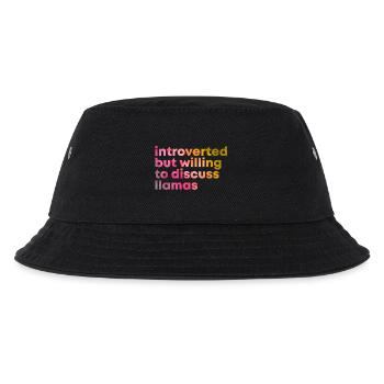 LLama - Kids’ Bucket Hat - black - Front