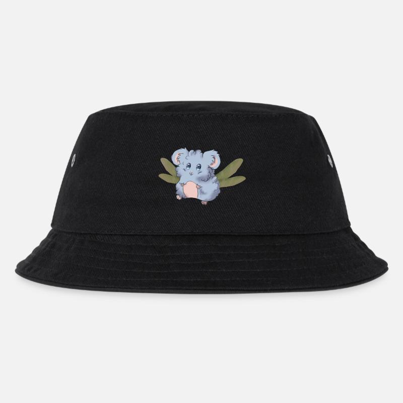Evorie - Kinder Bucket Hat - Schwarz
