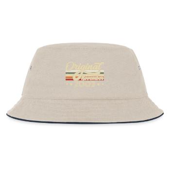 November 2003 Geburtstagsgeschenk November 2003 - Kinder Bucket Hat - Natur/Navy - Vorne