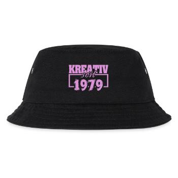1979 - Kinder Bucket Hat - Schwarz - Vorne