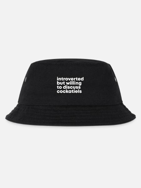 Nymphensittich Nymphensittich Nymphensittich Nymphensittich - Kinder Bucket Hat - Schwarz