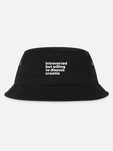 Kroatien Kroatien Kroatien Kroatien - Kinder Bucket Hat - Schwarz
