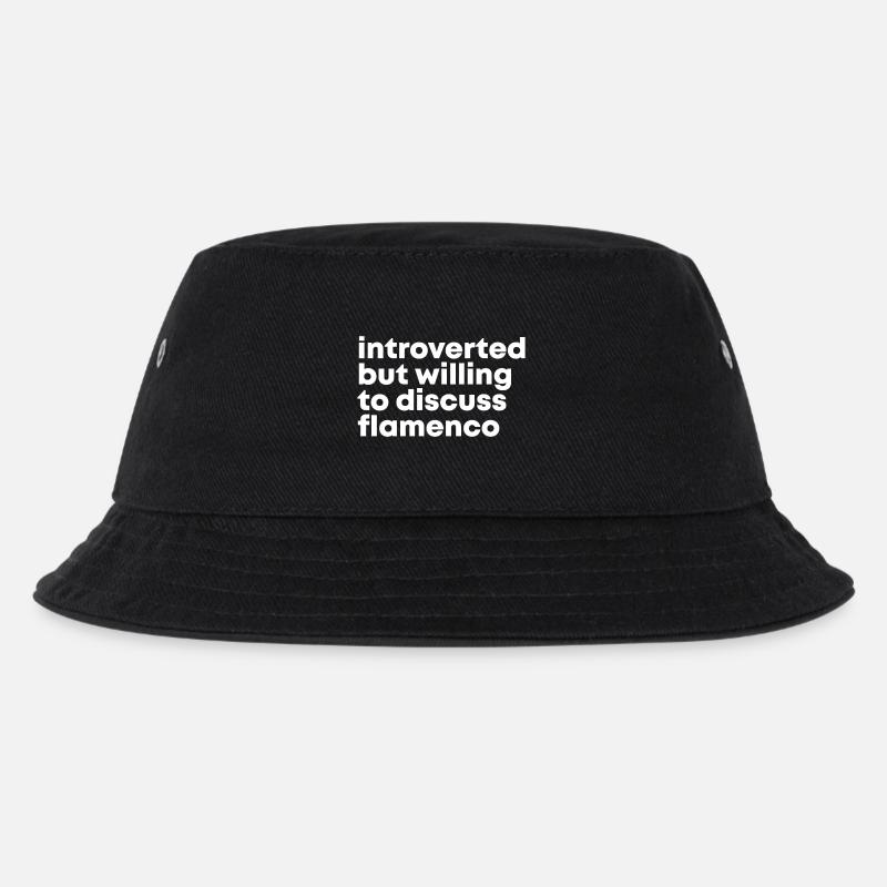 Flamenco - Kinder Bucket Hat - Schwarz