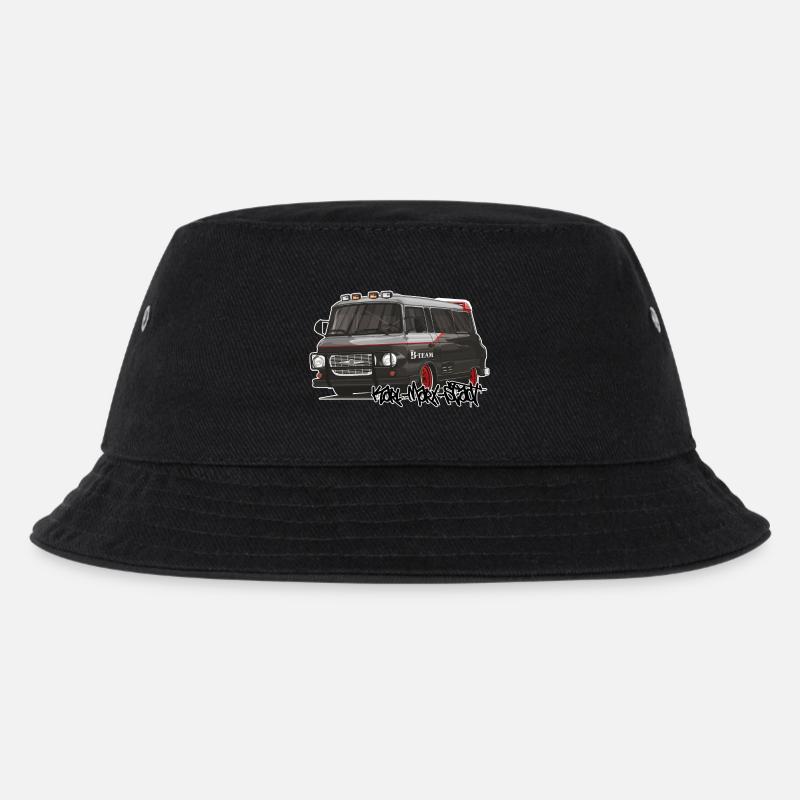 Barkas B1000 // Illustration - Kinder Bucket Hat - Schwarz