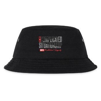 In A Complicated Situationship With Meditation - Kids’ Bucket Hat - black - Front