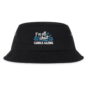 Bei mir dreht sich alles um Kerzengucker-Gelassenheit - Kinder Bucket Hat - Schwarz - Vorne