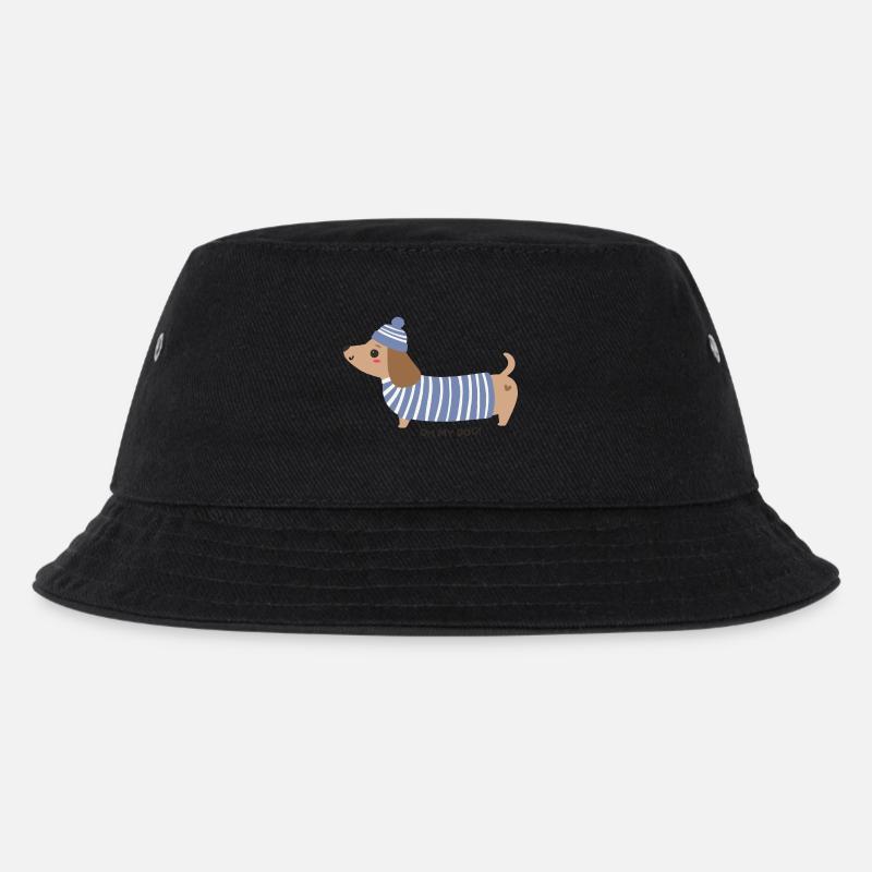 Oh mon chien ! - Rayures bleues - Bob Enfant - noir