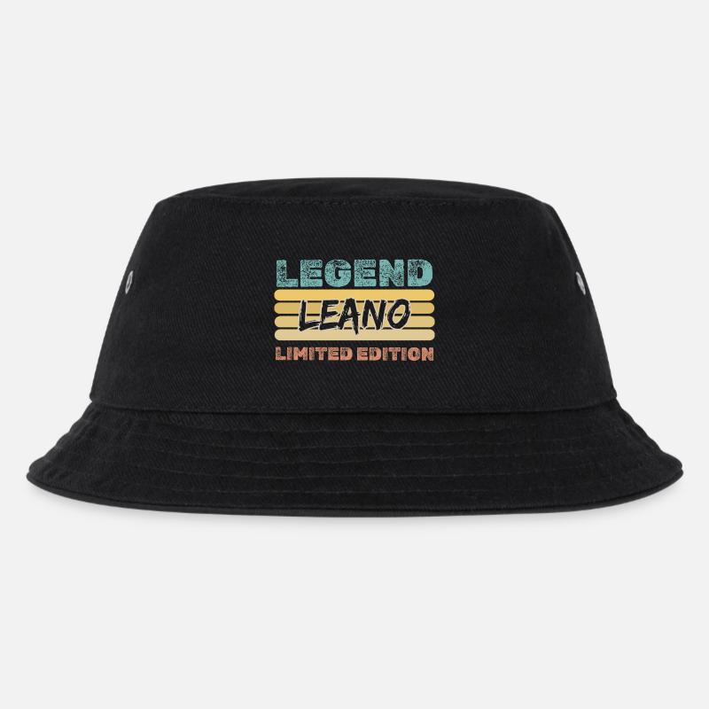 Leano - Kinder Bucket Hat - Schwarz