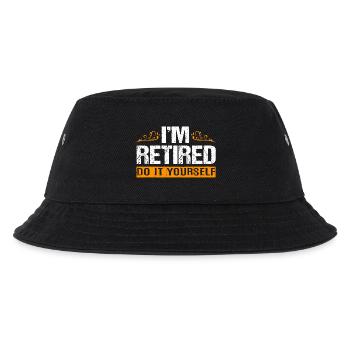 Pension 2025 Retirement 2025 Pensioner Pensioner Pensioner - Kids’ Bucket Hat - black - Front