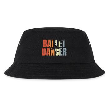 Vintage Ballet Dancer - Kids’ Bucket Hat - black - Front