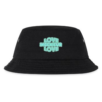 Ingenieur als Spruch - Kinder Bucket Hat - Schwarz - Vorne