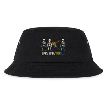 Squelette de Dabbing Coloré « Dare To Be Yourself » - Bob Enfant - noir - Devant