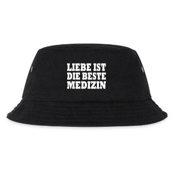 Love is the best medicine - Kids’ Bucket Hat - black - Front