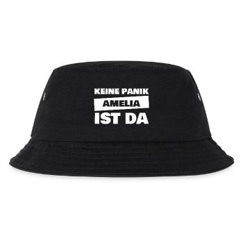 Amelia als Vorname - Kinder Bucket Hat - Schwarz - Vorne