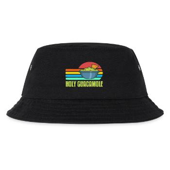 Holy Guacamole Retro Funny Avocado Dip Pun - Kinder Bucket Hat - Schwarz - Vorne