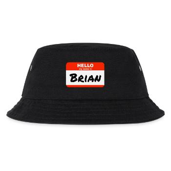 Bonjour, je m’appelle Brian Étiquette Étiquette Étiquette - Bob Enfant - noir - Devant