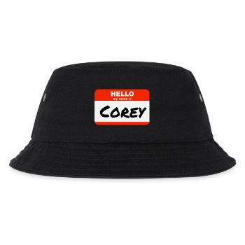 Bonjour, je m’appelle Corey Étiquette Nom Tag - Bob Enfant - noir - Devant