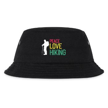Peaceful Hiking Life Nature Trail Explorer Fan - Kinder Bucket Hat - Schwarz - Vorne