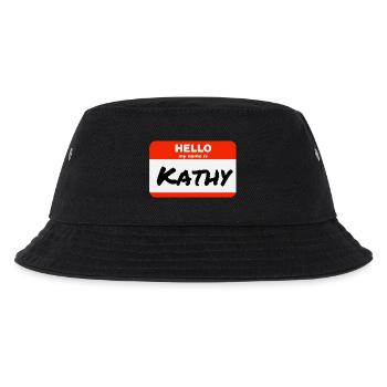 Bonjour, je m’appelle Kathy Étiquette Nom Tag - Bob Enfant - noir - Devant