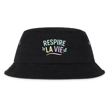Atmen Sie Leben ein - Kinder Bucket Hat - Schwarz - Vorne