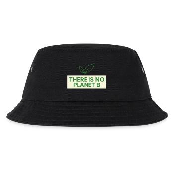 Es Gibt Kein Planet B - Kinder Bucket Hat - Schwarz - Vorne