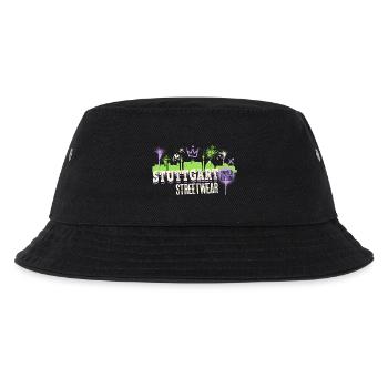 Stuttgart Skyline City Germany Graffiti Art - Kids’ Bucket Hat - black - Front
