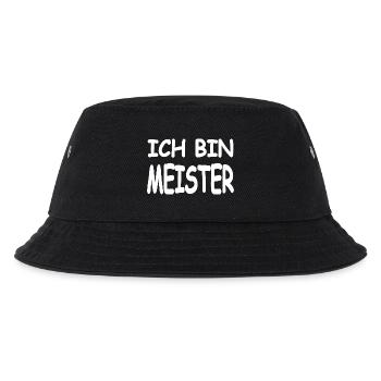 Meister - Kinder Bucket Hat - Schwarz - Vorne