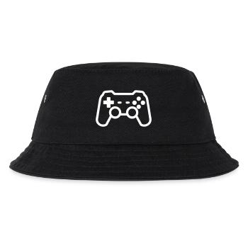 Retro Controller Gamepad - Kinder Bucket Hat - Schwarz - Vorne