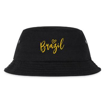 Brazil Heart Women Love Brazil - Kids’ Bucket Hat - black - Front