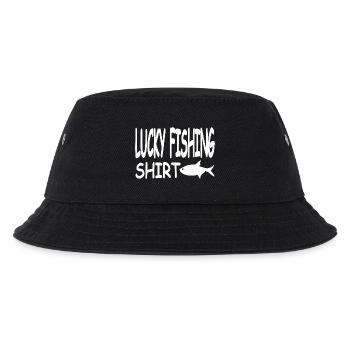 Angeln - Kinder Bucket Hat - Schwarz - Vorne